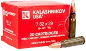 Kalashnikov 7.63 Steel Case Ammo