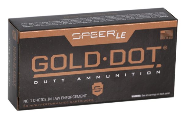 SPEER LE Gold Dot Law Enforcement .40 Smith & Wesson Ammo