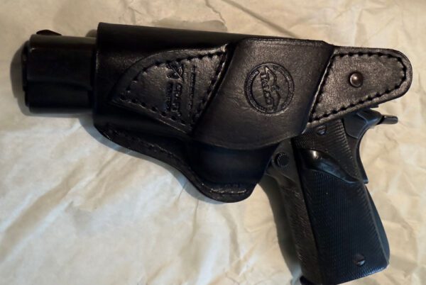 Falco 1911 Leather Handmade Holster Rear