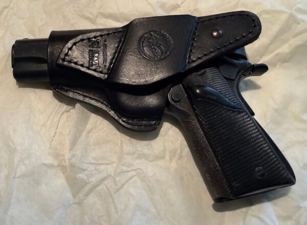 Falco 1911 Leather Handmade Holster Back