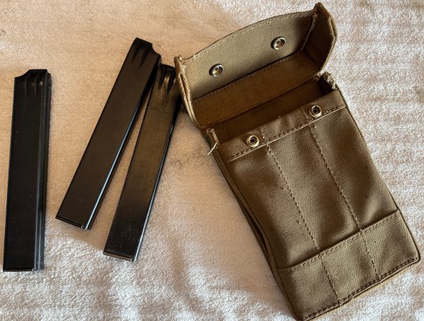 Madsen M50 3 Magazines with Pouch Madsen M50 Magazines and Pouch