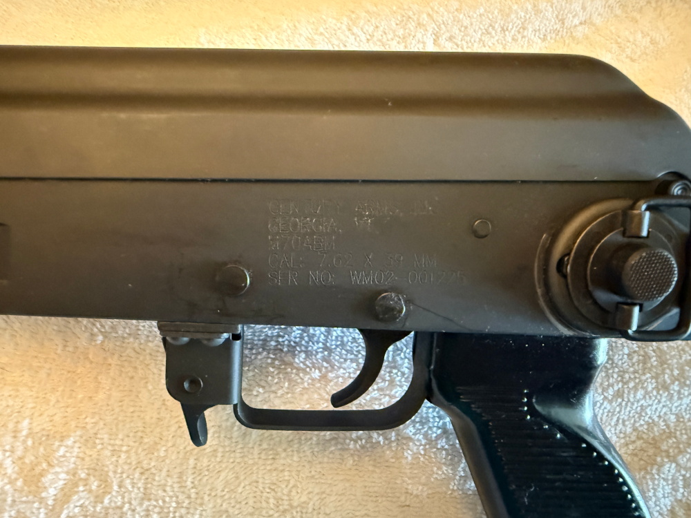 Zastava / Century Arms AK-47 M70ABM 7.62x39 Zastava AK47 7.72 Folding Stock