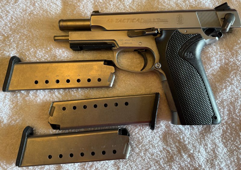 Smith & Wesson 4566TSW .45 ACP Tactical Pistol Smith & Wesson 4566TSW Tactical .45 Pistol