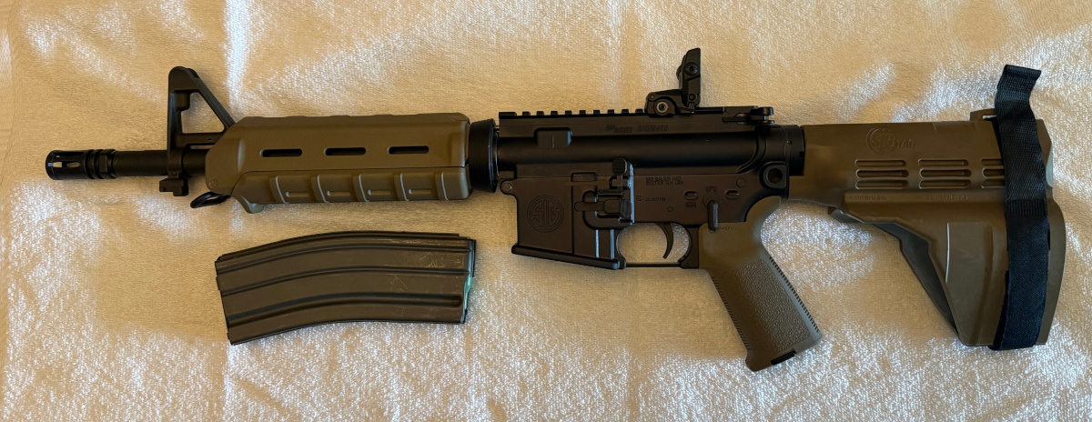 Sig Saur AR-15 MCX Spear 5.56 11.5in Black 10rd Pistol Sig Saur M400 AR15