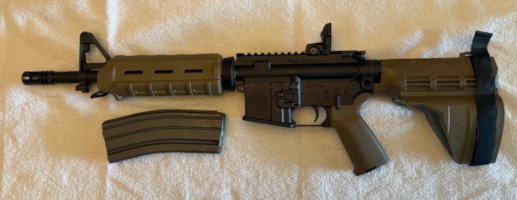 Sig Saur AR-15 MCX Spear 5.56 11.5in Black 10rd Pistol Sig Saur M400 AR15