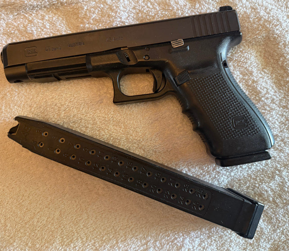 Glock 41 Gen 4 – .45 ACP Semi-Automatic Pistol Glock 41 Gen 4 45 ACP Semi Auto Pistol