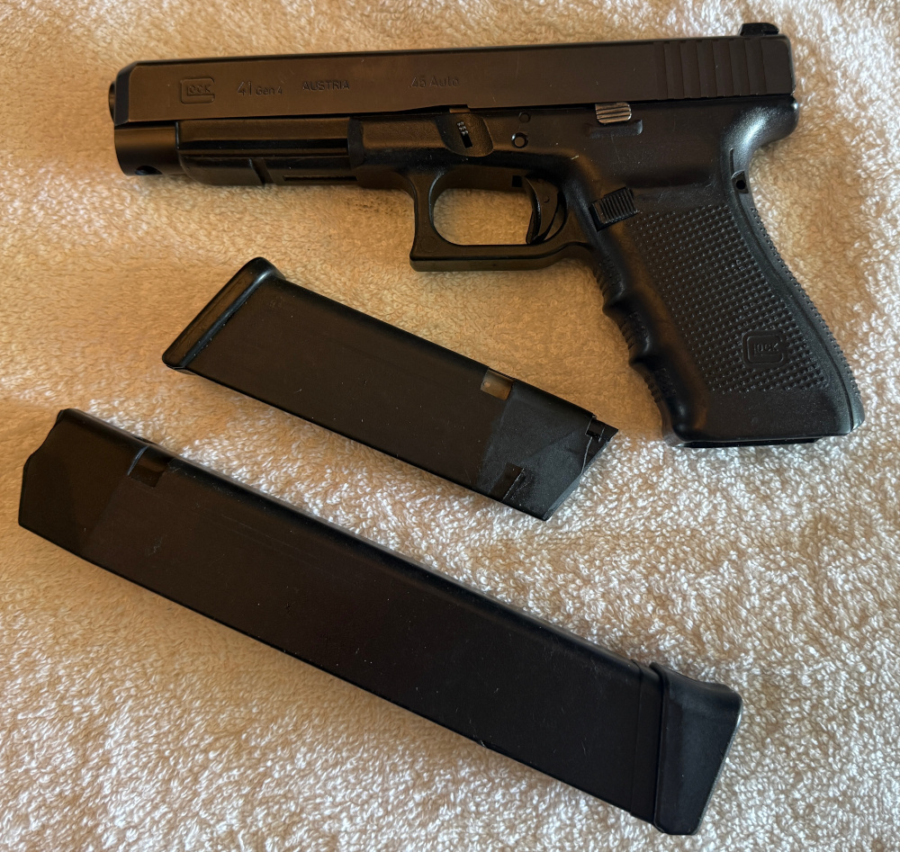 Glock 41 Gen 4 – .45 ACP Semi-Automatic Pistol Glock 41 Gen 4 45 ACP Semi Auto Pistol
