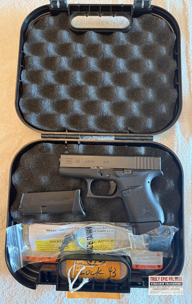 Glock 43 Semi-Automatic Pistol Glock 43 9mm