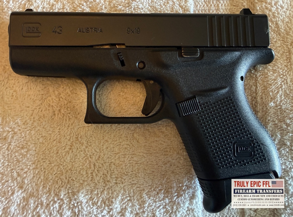 Glock 43 Semi-Automatic Pistol Glock 43 9mm