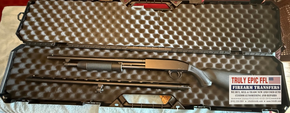 Mossberg Maverick Model 88 Field & Security Shotgun Combo 12 Gauge Mossberg Maverick Model 88 12 Guage Shotgun