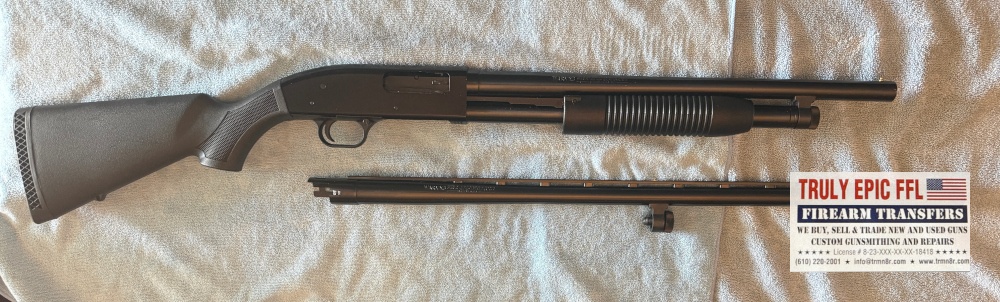 Mossberg Maverick Model 88 Field & Security Shotgun Combo 12 Gauge Mossberg Maverick Model 88 12 Guage Shotgun
