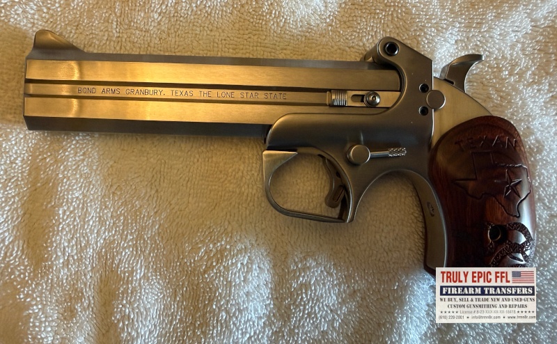 Bond Arms The Texan .45 Colt/.410 | Truly Epic Firearms Bond Arms The TEXAN .45 / 410 Derringer Pistol