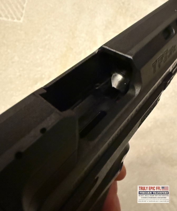 Canik TP9 SFx 9mm Pistol – Like New Condition Canik TP9 SFx 9mm pistol in like-new condition with its distinctive optic-ready competition-style configuration.