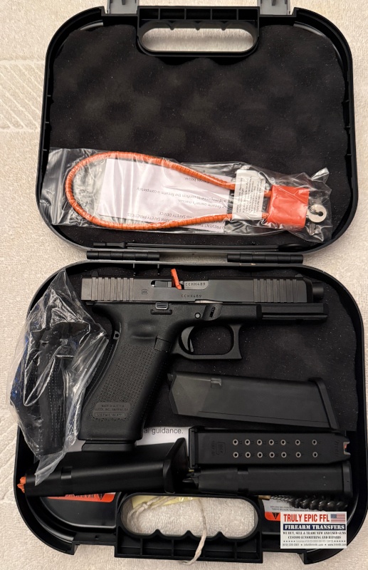 Glock 17 Gen5 9mm Pistol – Brand New in Box – Four Magazines Glock 17 Gen5 9mm Pistol – Brand New in Box – Five Magazines