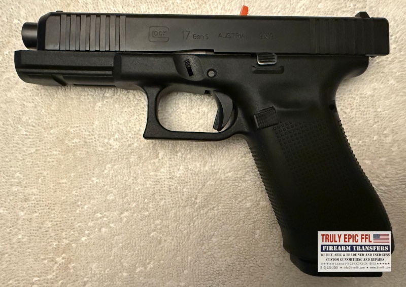 Glock 17 Gen5 9mm Pistol – Brand New in Box – Four Magazines Glock 17 Gen5 9mm Pistol – Brand New in Box – Five Magazines