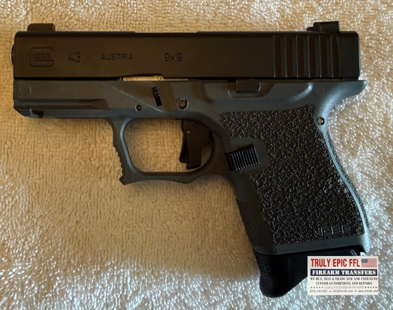 Glock 43 9mm Compact Pistol | Truly Epic Firearms Glock 43 9mm compact pistol