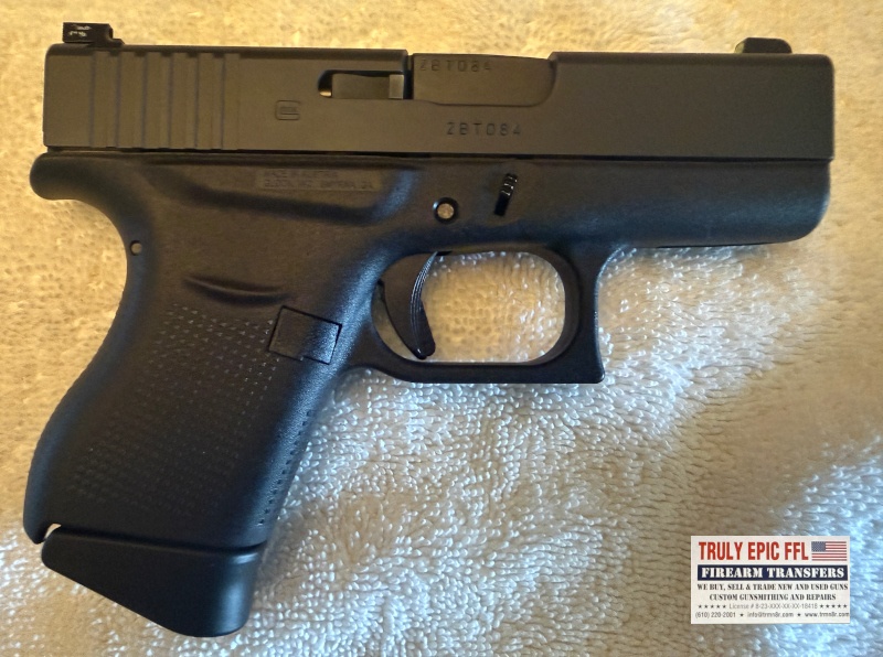 Glock 43 9mm Pistol – Very Good Condition – Original Factory Box Glock 43 9mm Pistol – Very Good Condition – Original Factory Box