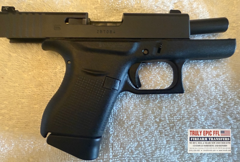 Glock 43 9mm Pistol – Very Good Condition – Original Factory Box Glock 43 9mm Pistol – Very Good Condition – Original Factory Box