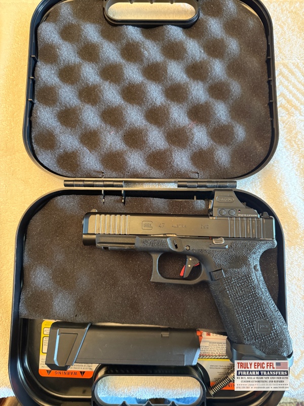 Glock 47 9mm with Holosun HE508T-RD | Truly Epic Firearms Glock 47 9mm with Holosun HE508T-RD red dot