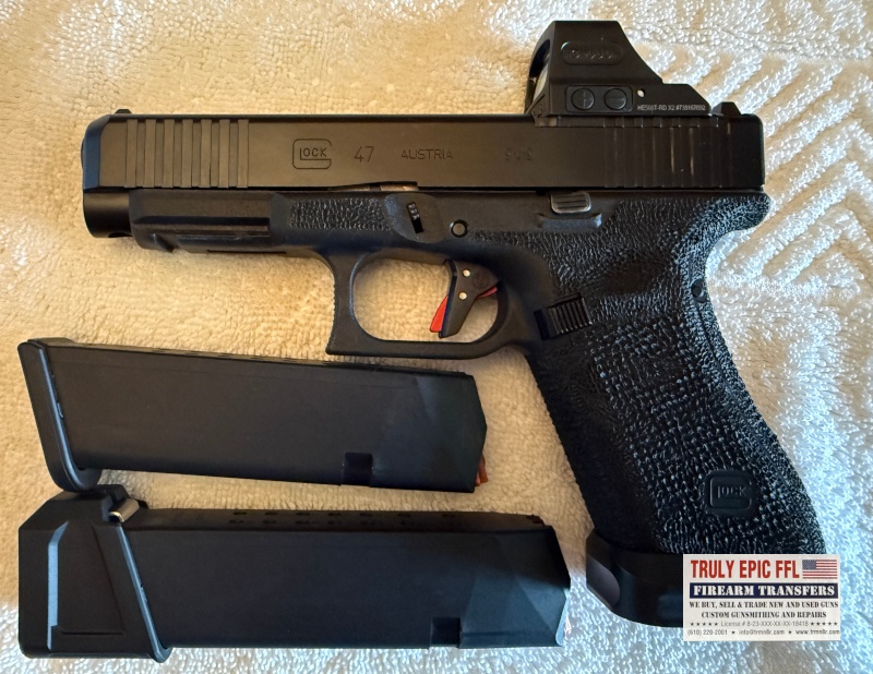 Glock 47 9mm with Holosun HE508T-RD | Truly Epic Firearms Glock 47 9mm with Holosun HE508T-RD red dot