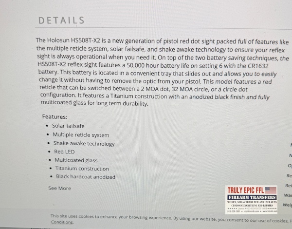 Glock 47 9mm with Holosun HE508T-RD | Truly Epic Firearms Glock 47 9mm with Holosun HE508T-RD red dot