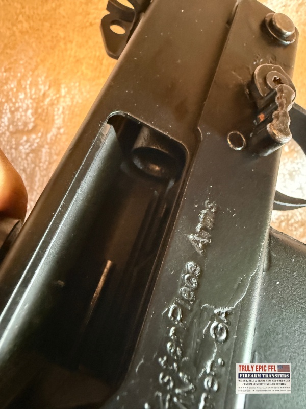 MasterPiece Arms Defender 9mm – Very Good Condition – Faux Suppressor, Extended Magazine & Original Case MasterPiece Arms Defender 9mm with faux suppressor, extended magazine, and original case.