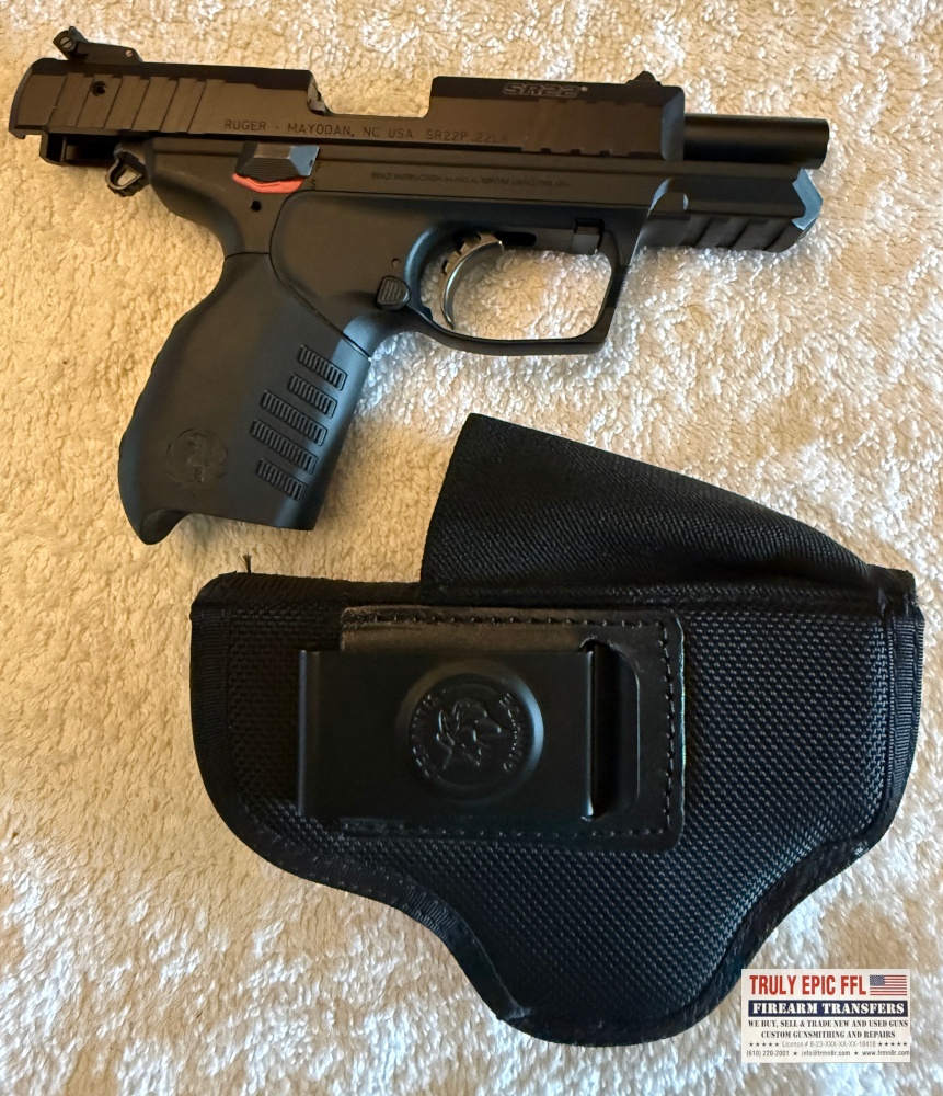Ruger SR22 .22 Cal Semi Auto Pistol - Like New Condition Ruger SR22 .22 Cal Semi Auto Pistol