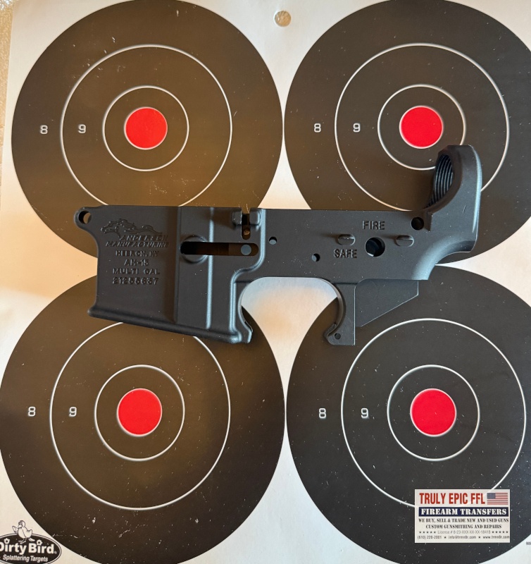 Anderson Stripped Lower Receiver – New $55 | Truly Epic Firearms New Anderson Manufacturing stripped AR-15 lower receiver available for $55 at Truly Epic Firearms.