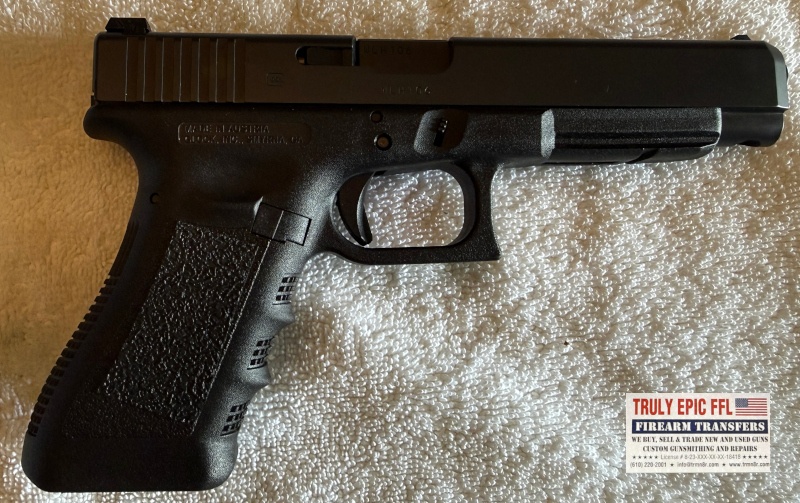 Glock G34 9mm Brand New – Factory Case & 2 Magazines Glock G34 9mm pistol with factory case and two 17-round magazines