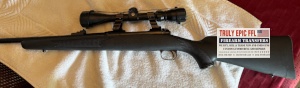 Savage Model 11 .223 rifle with Tasco scope in very good condition
